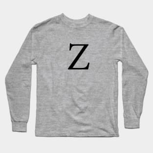 Zeta Greek Letter Long Sleeve T-Shirt